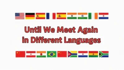Until We Meet Again in Different Languages