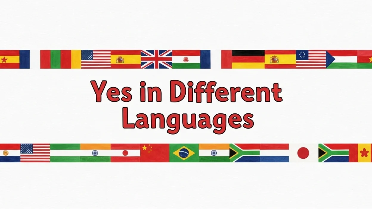 Yes in Different Languages