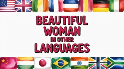Beautiful Woman in Other Languages