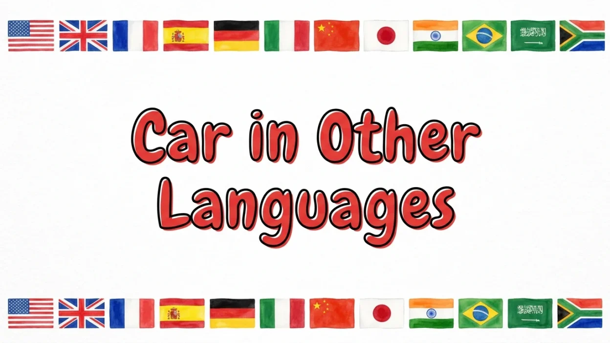 Car in Other Languages