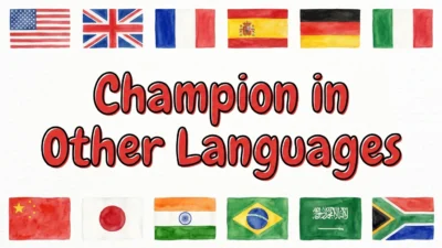 Champion in Other Languages