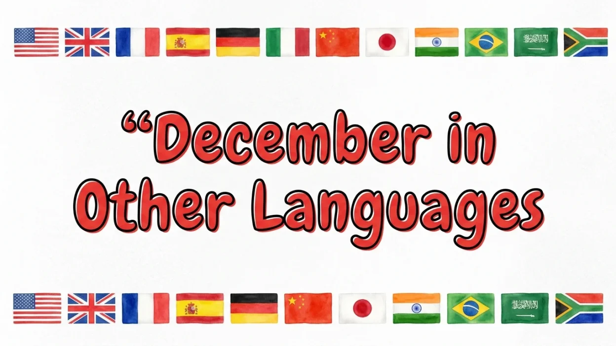 December in Other Languages