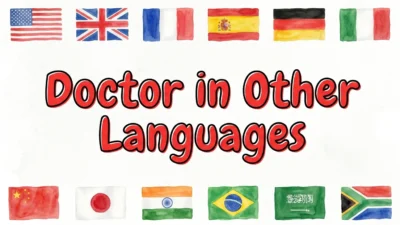 Doctor in Other Languages