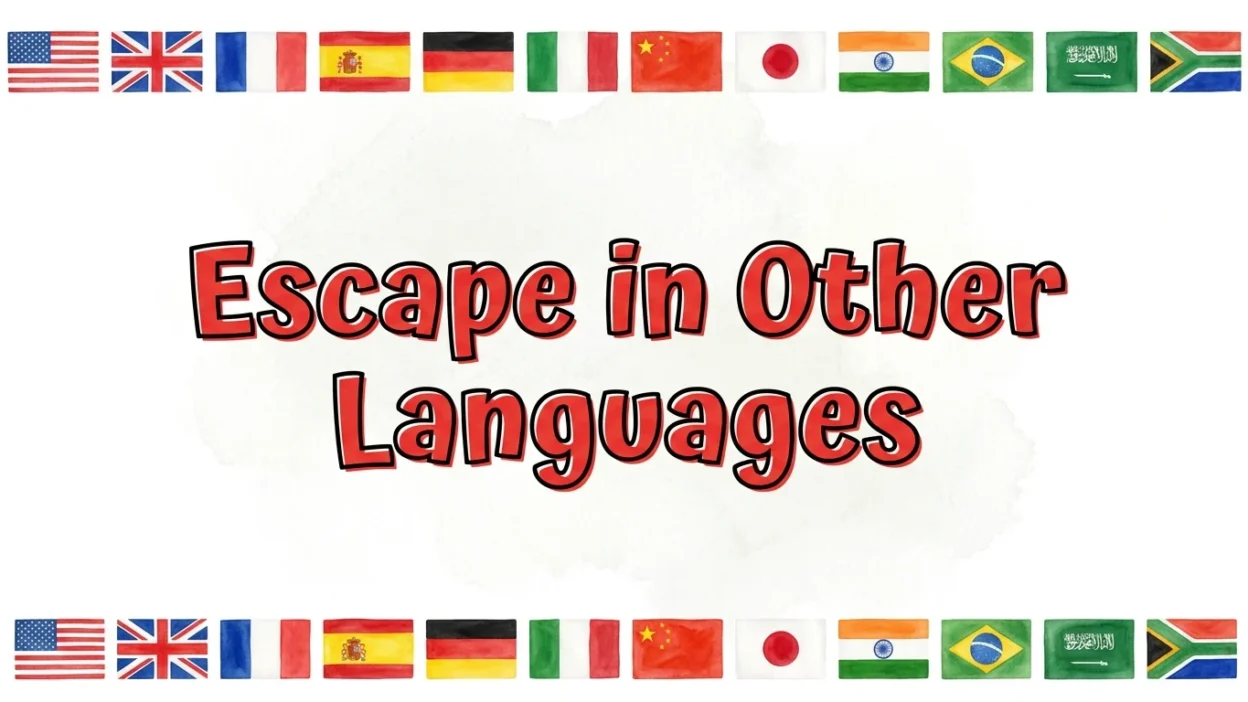 Escape in Other Languages