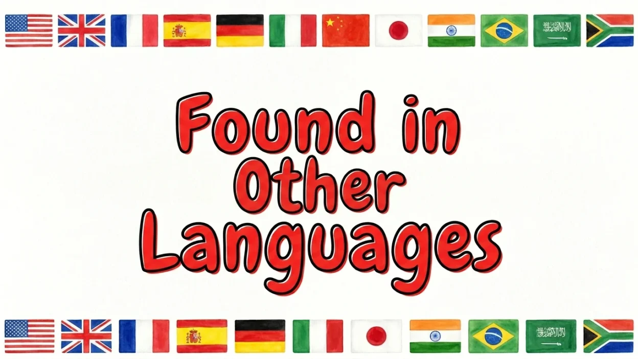Found in Other Languages