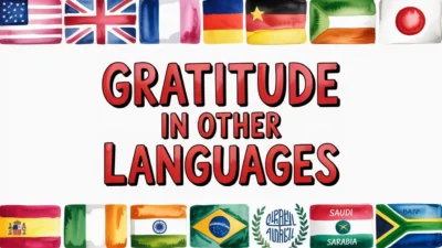 Gratitude in Other Languages