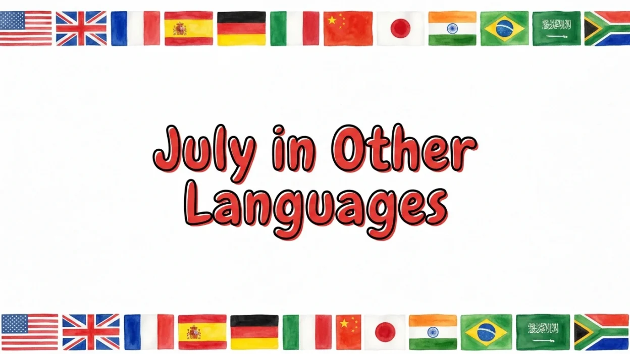 July in Other Languages