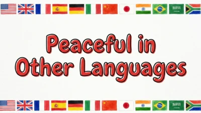 Peaceful in Other Languages