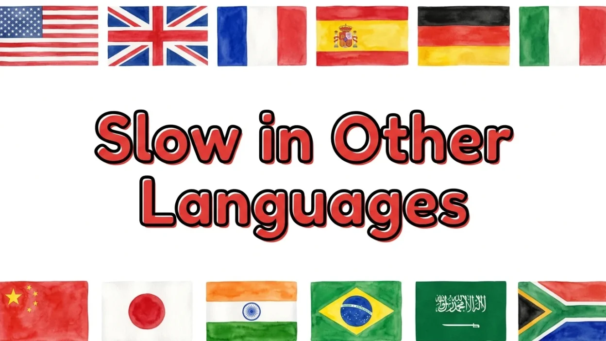 Slow in Other Languages