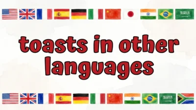 Toasts in Other Languages