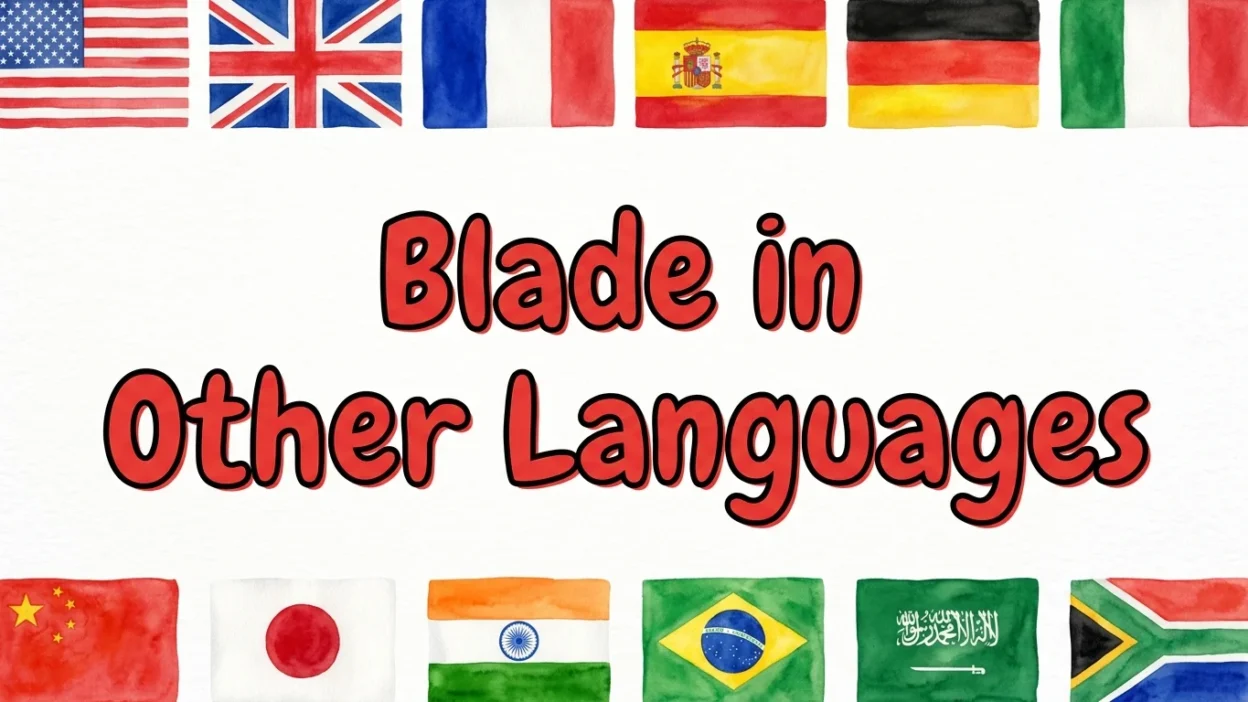 Blade in Other Languages