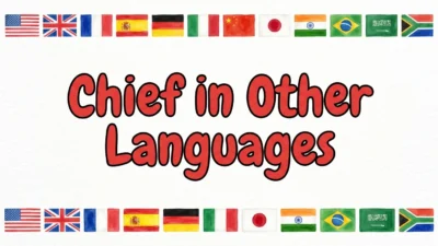 Chief in Other Languages