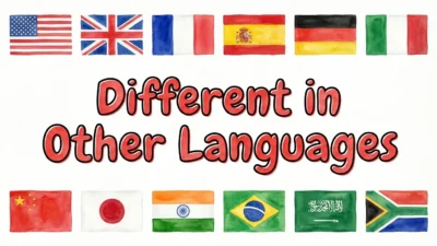 Different in Other Languages