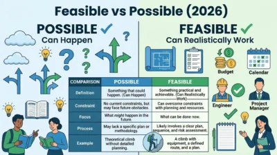 Feasible vs Possible