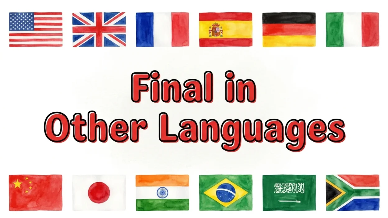 Final in Other Languages