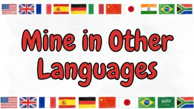 Mine in Other Languages