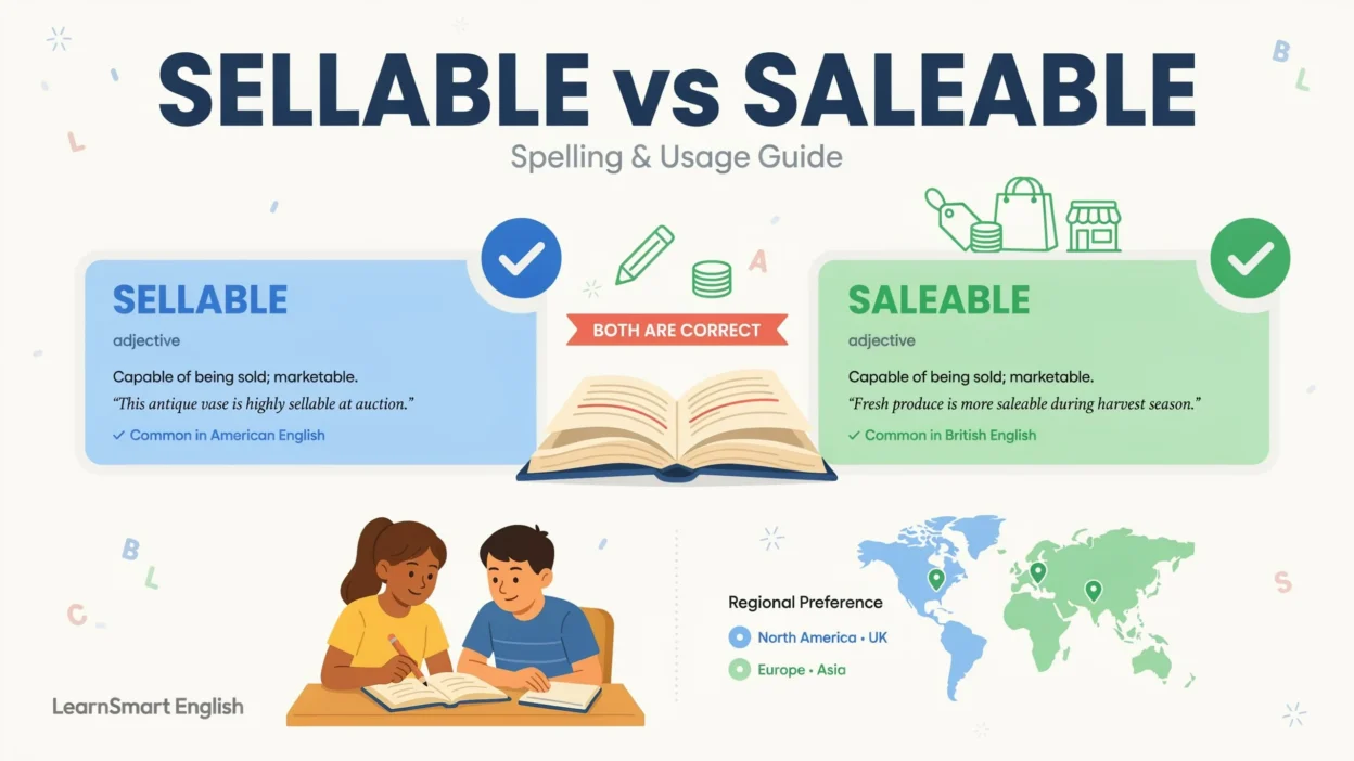Sellable vs Saleable