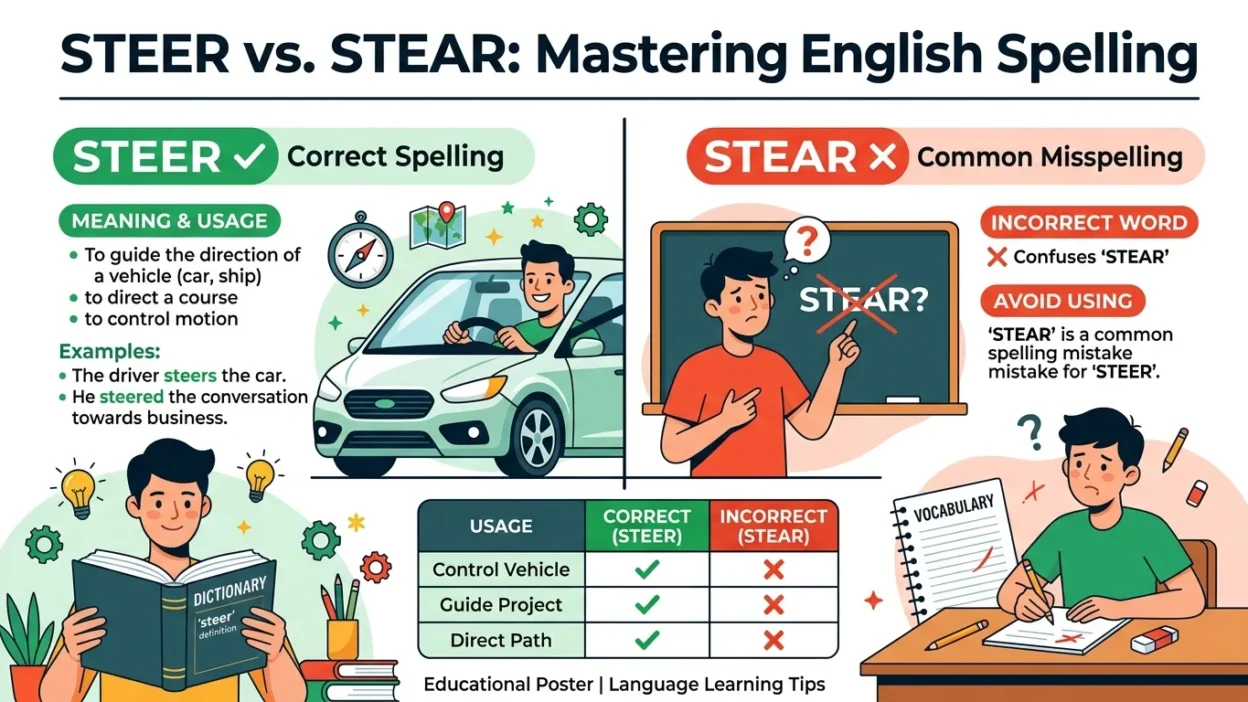 Steer vs Stear