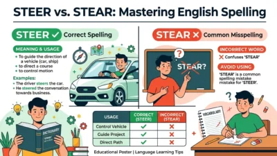 Steer vs Stear