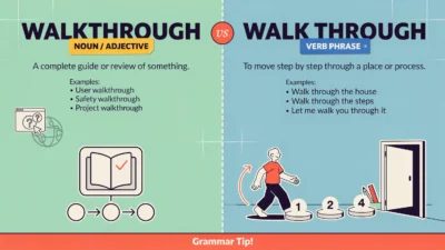 Walkthrough vs Walk Through